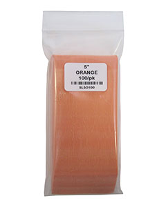 5" Orange Stick Labels <br>100/pk
