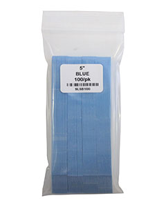 5" Blue Stick Labels <br>100/pk